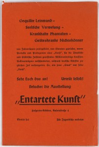 Poster Entartete Kunst