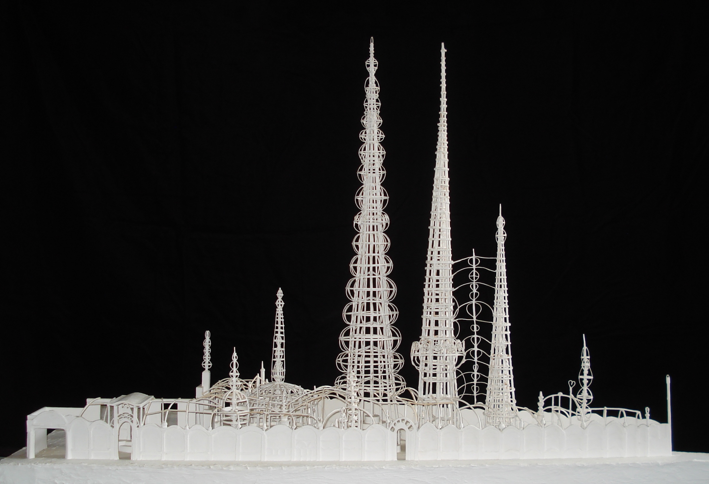 Larry Harris - scale model Watt's Towers large.jpg